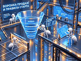 Воронка продаж и минимальные правила для нового отдела: как не утонуть в настройках